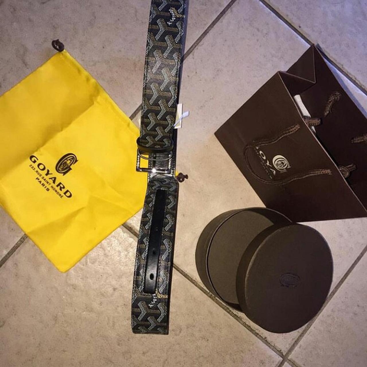 AUTHENTIC GOYARD BELT SIZE 32, Wore less than 3 - Depop