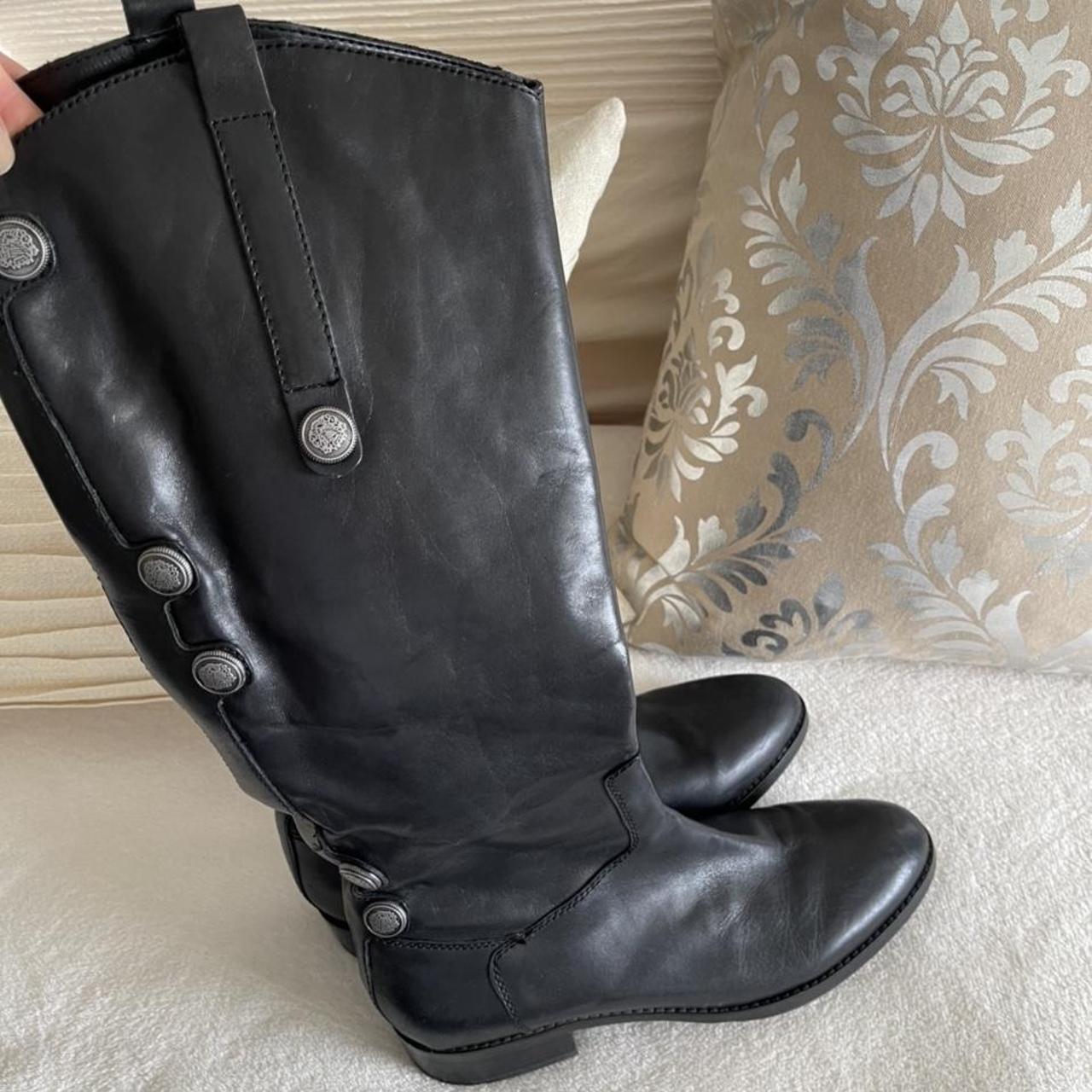 Steve Madden Women's Black Boots | Depop