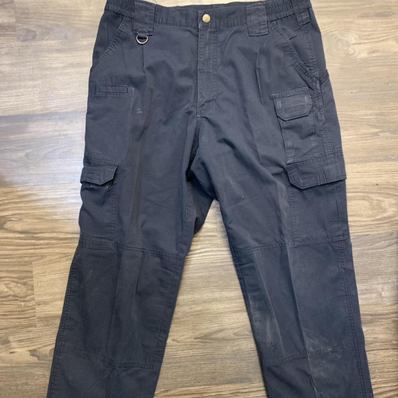 Unbranded Men's Navy Trousers | Depop