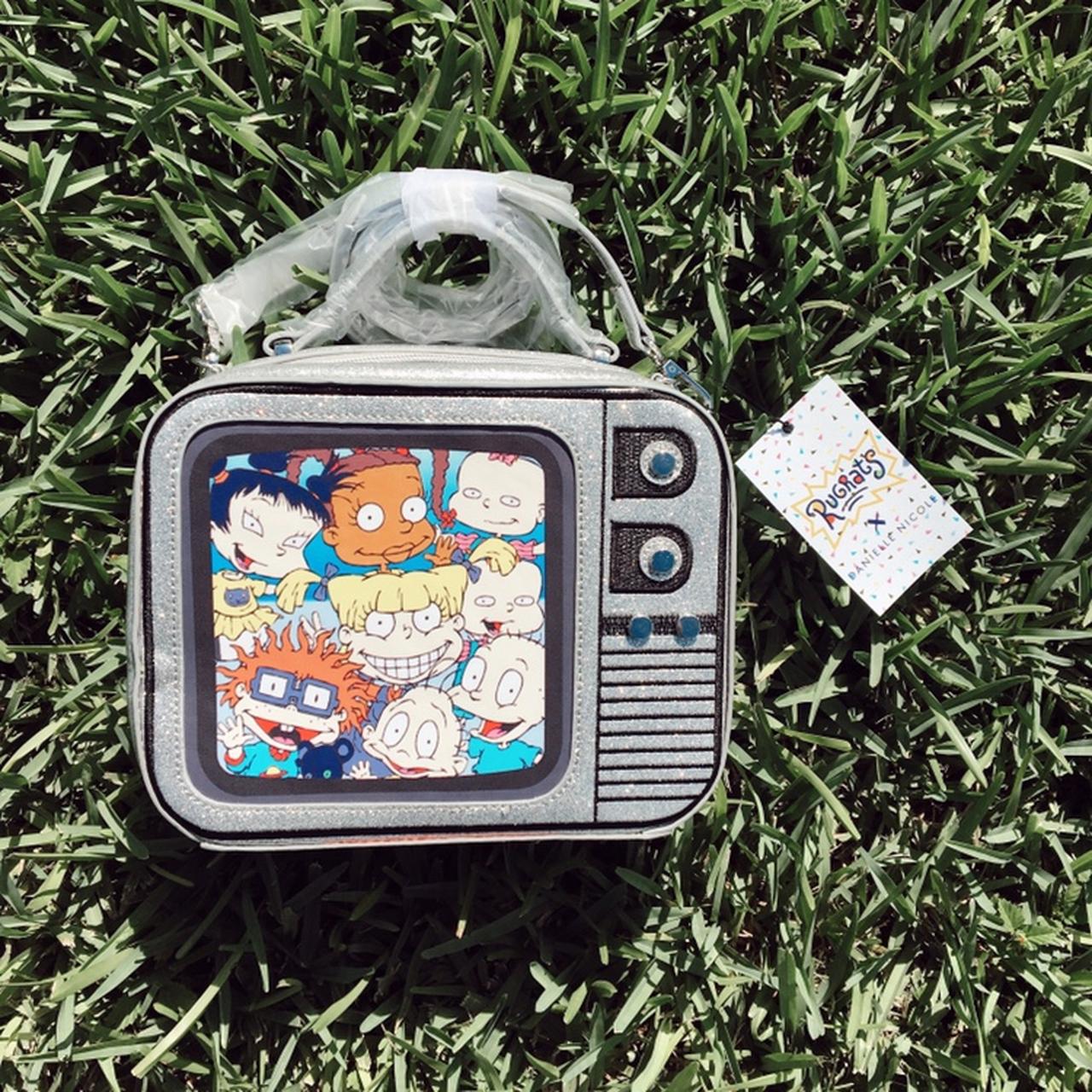 Silver glitter Rugrats purse In the shape of an Depop