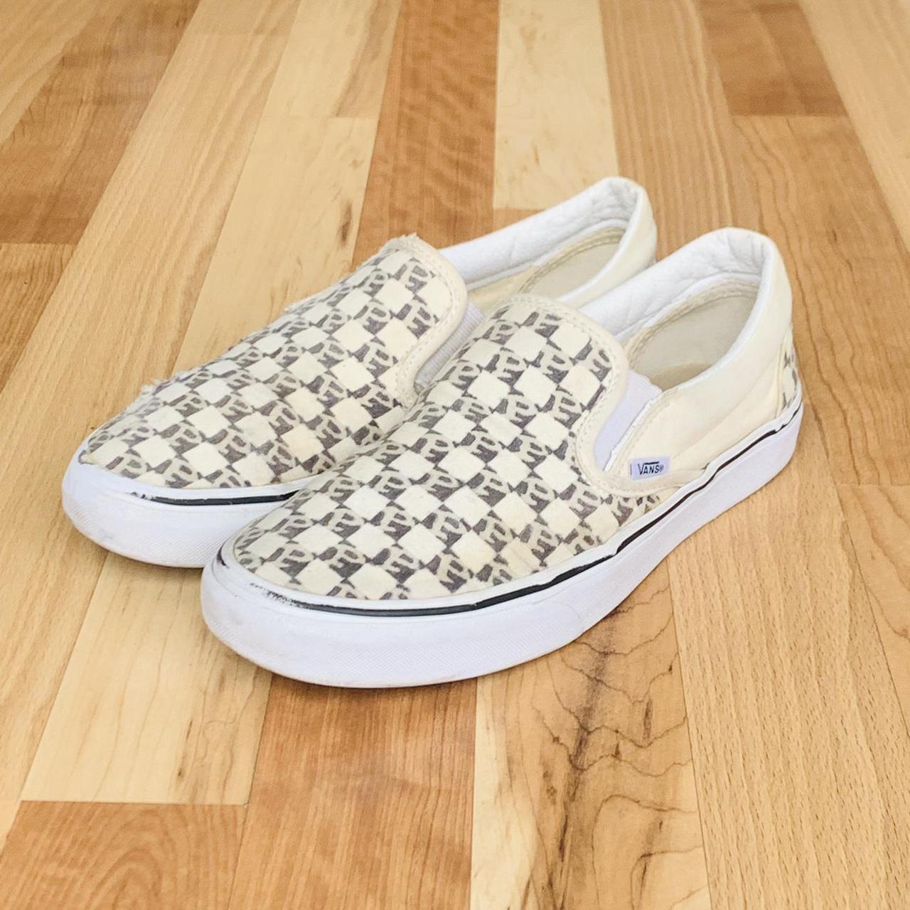 Vans Slip-On Checkered Board Black/White size Men’s... - Depop