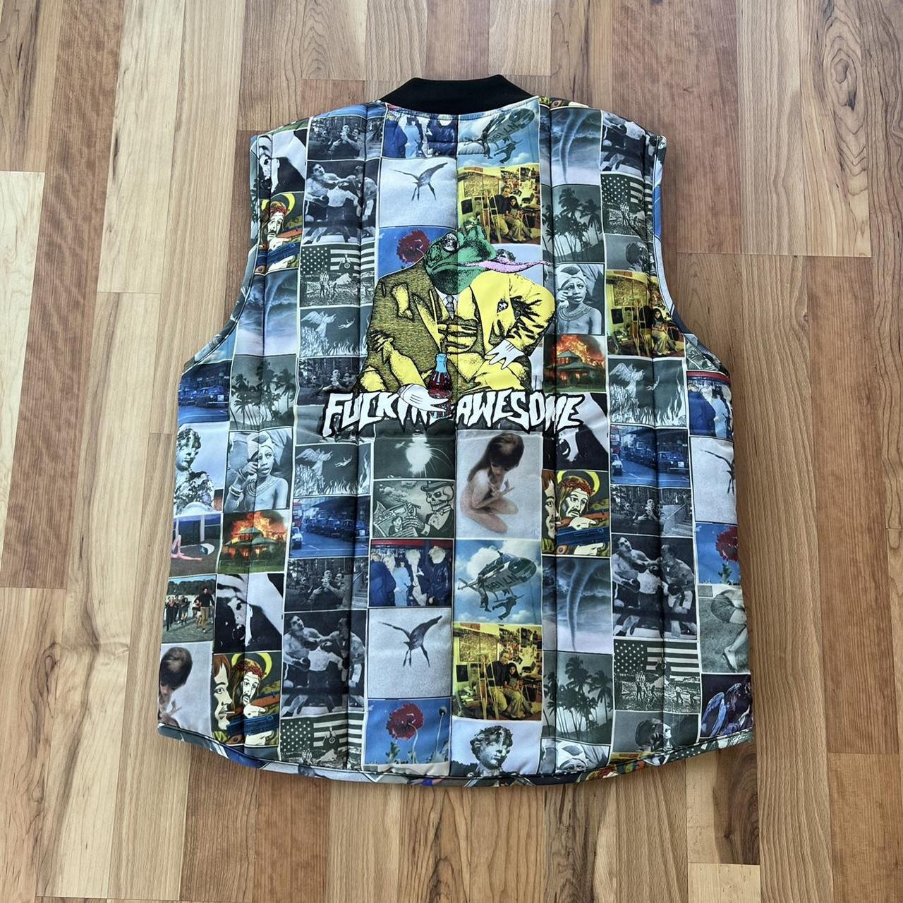 Fucking Awesome Frogman Vest AOP Medium Colorway:... - Depop