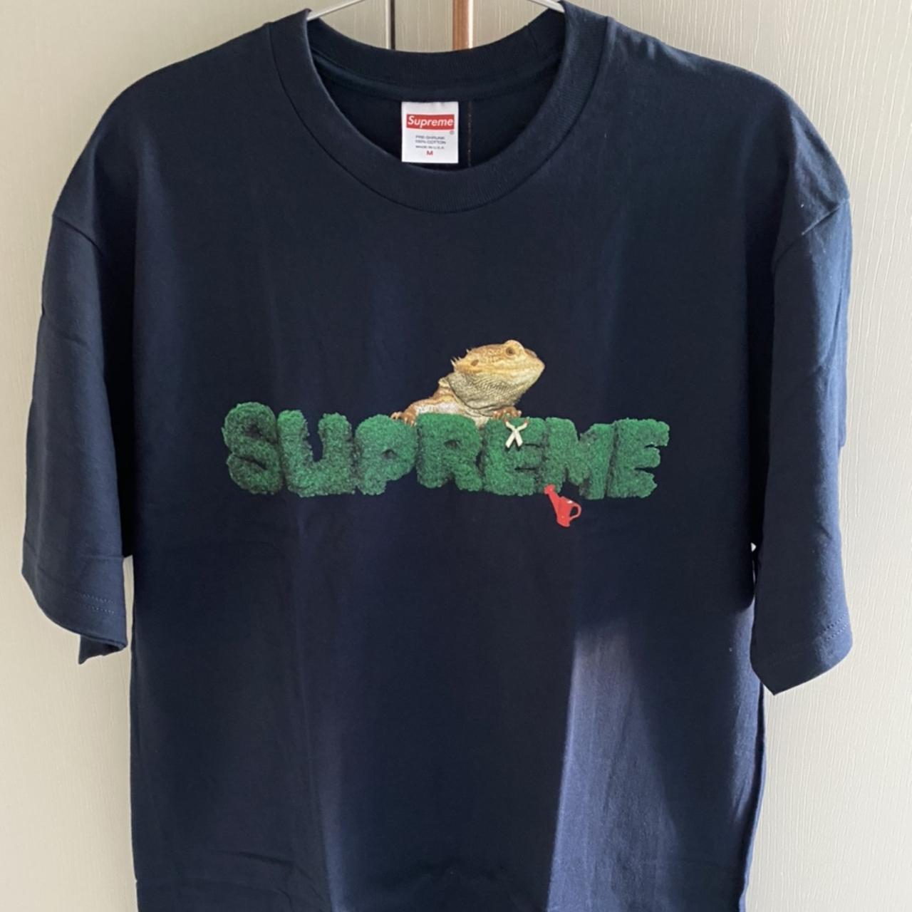 Supreme lizard tee, Navy, Medium, Brand new, Authentic