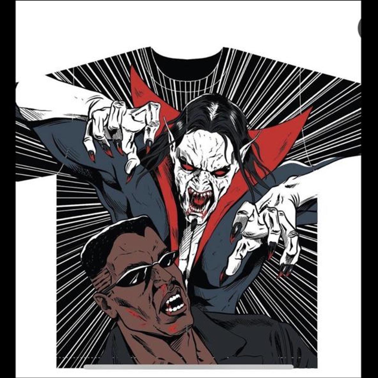 CHRONIC IMAGES BLADE VS MORBIUS T DEADSTOCK XL... Depop