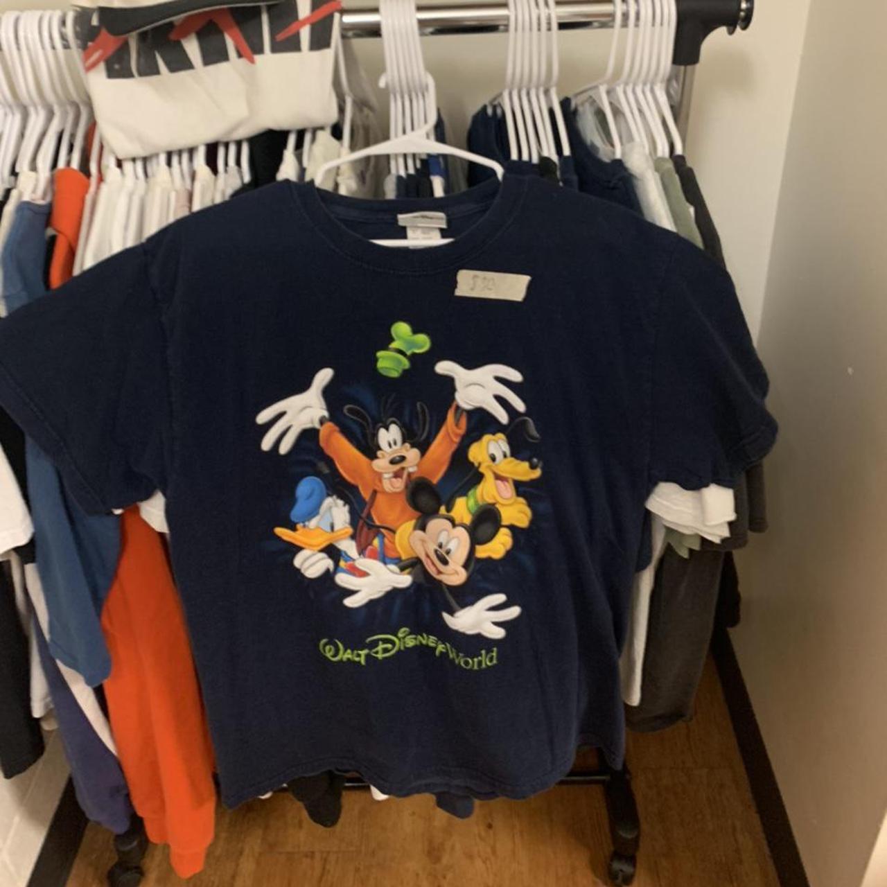 Men's Navy and White T-shirt