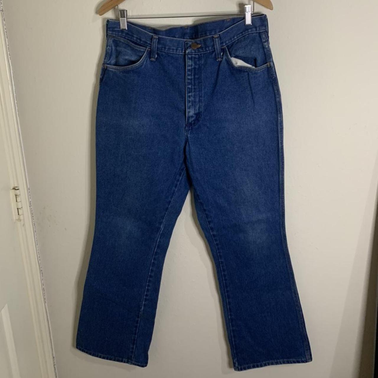 Vintage 70s Wrangler No Fault Jean jeans Scovil... - Depop