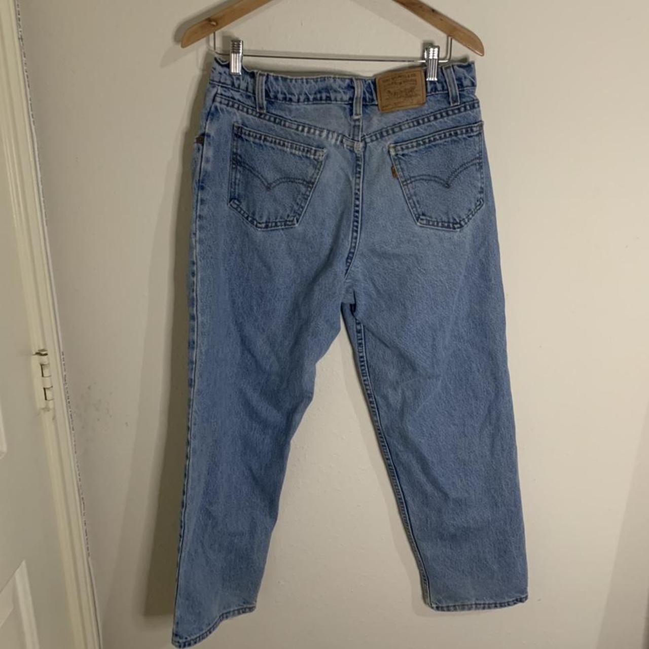 Vintage Levi’s 550 Orange Tab Jeans Relaxed Fit... - Depop