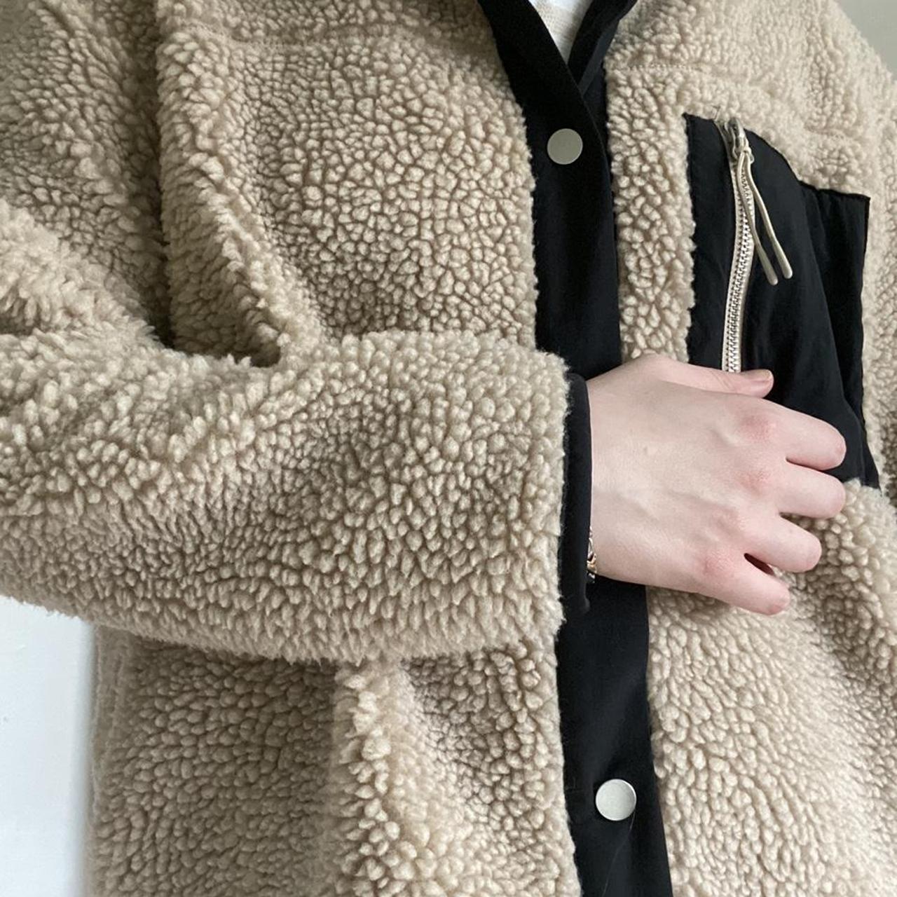 H&M fleece jacket never worn out size uk L is... Depop