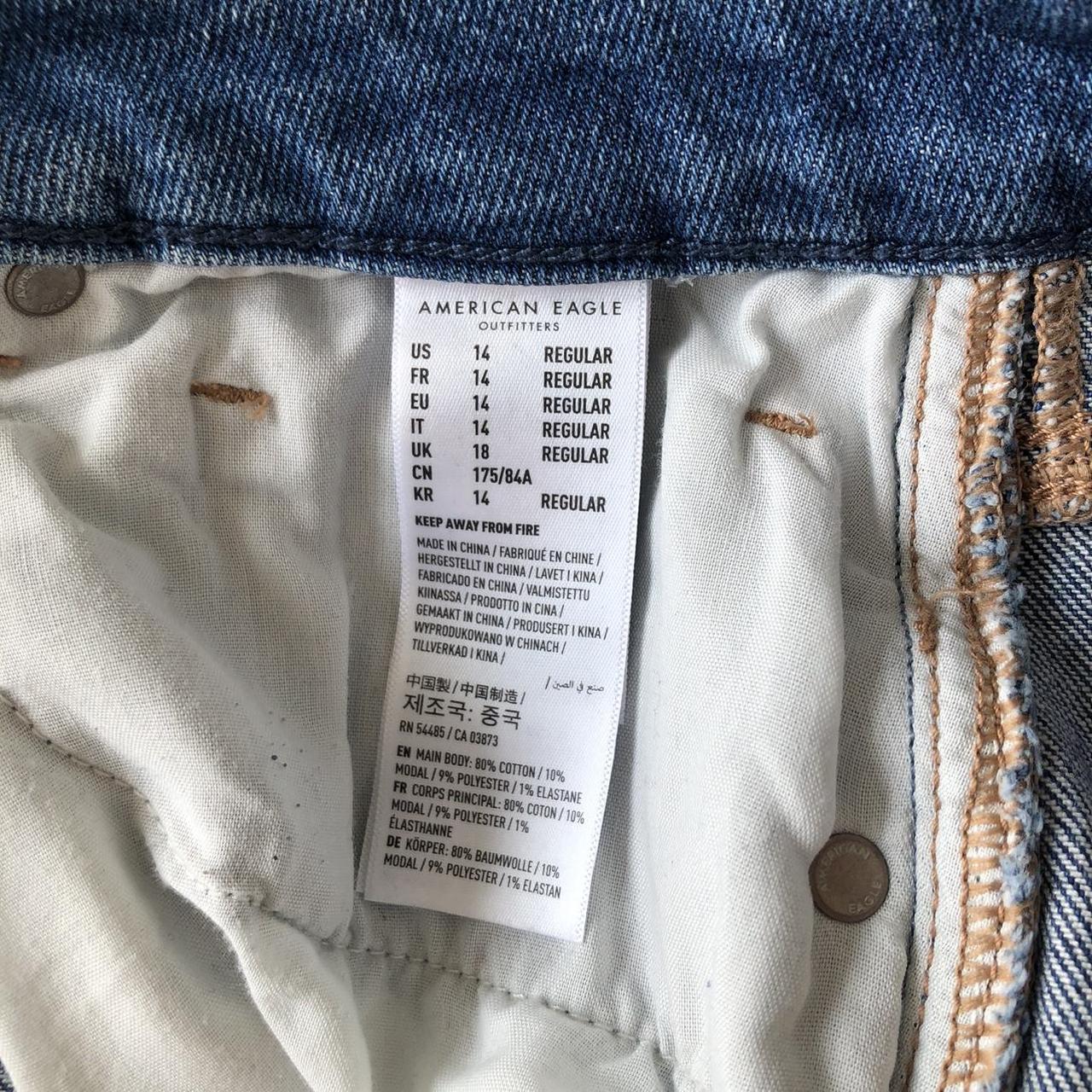 FREE P+P Women’s size 18 American Eagle jeans with a... - Depop