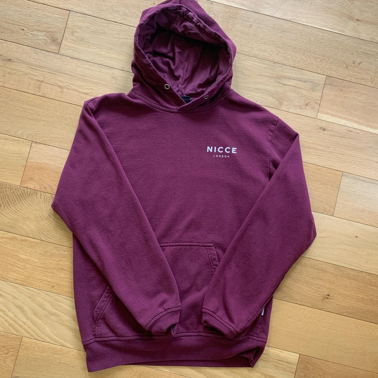 Nicce hoodie outlet burgundy