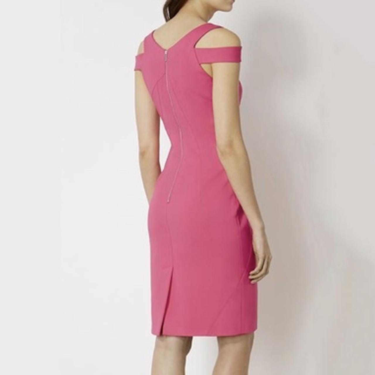 Karen millen pink on sale dress