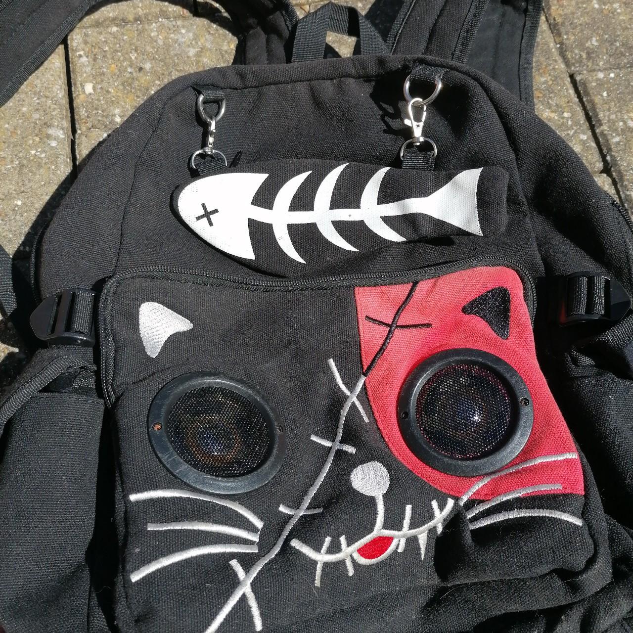 Banned Dead Kitty Speaker Backpack alternative Depop