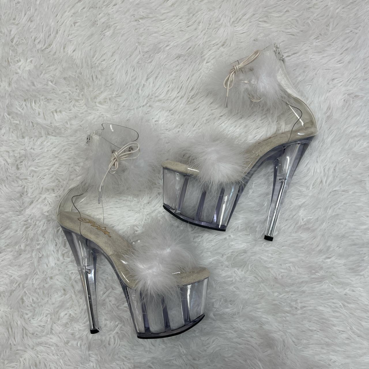 Pleaser store chunky heel