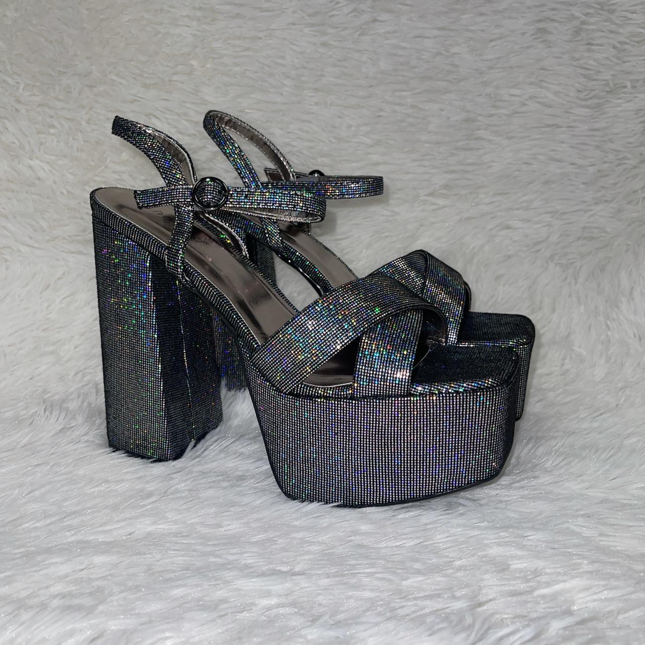 Bamboo discount glitter sandals