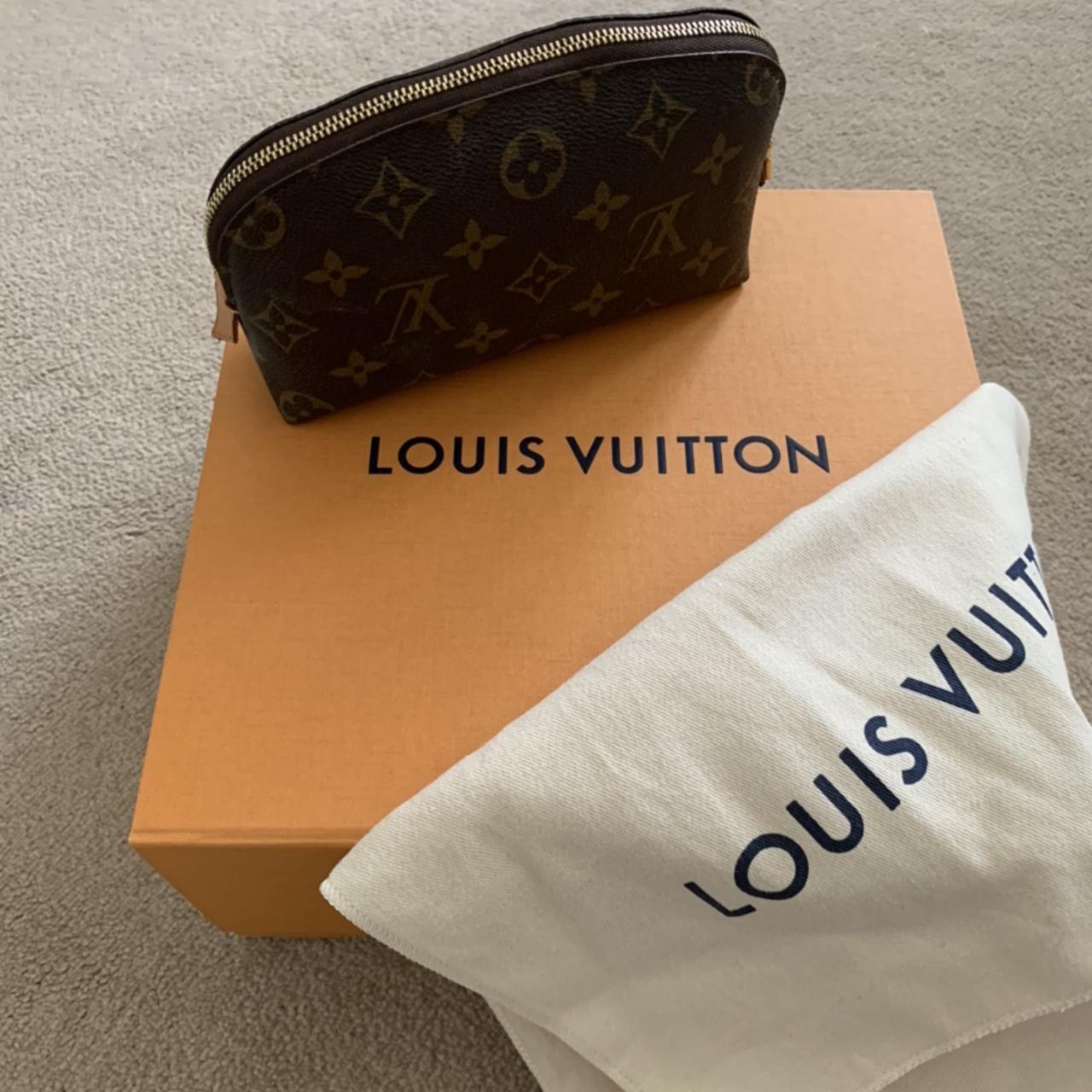 Louis Vuitton makeup bag, in perfect condition. 100% - Depop