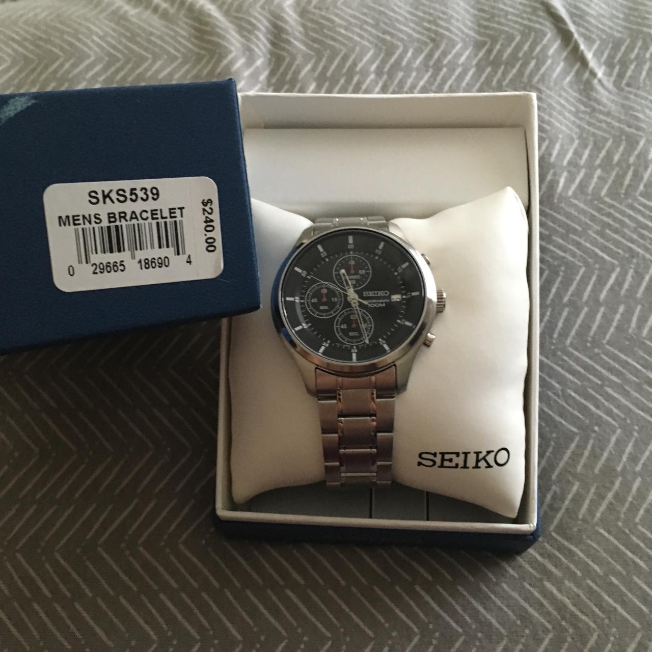 Seiko mens watch never worn too fancy of a watch Depop