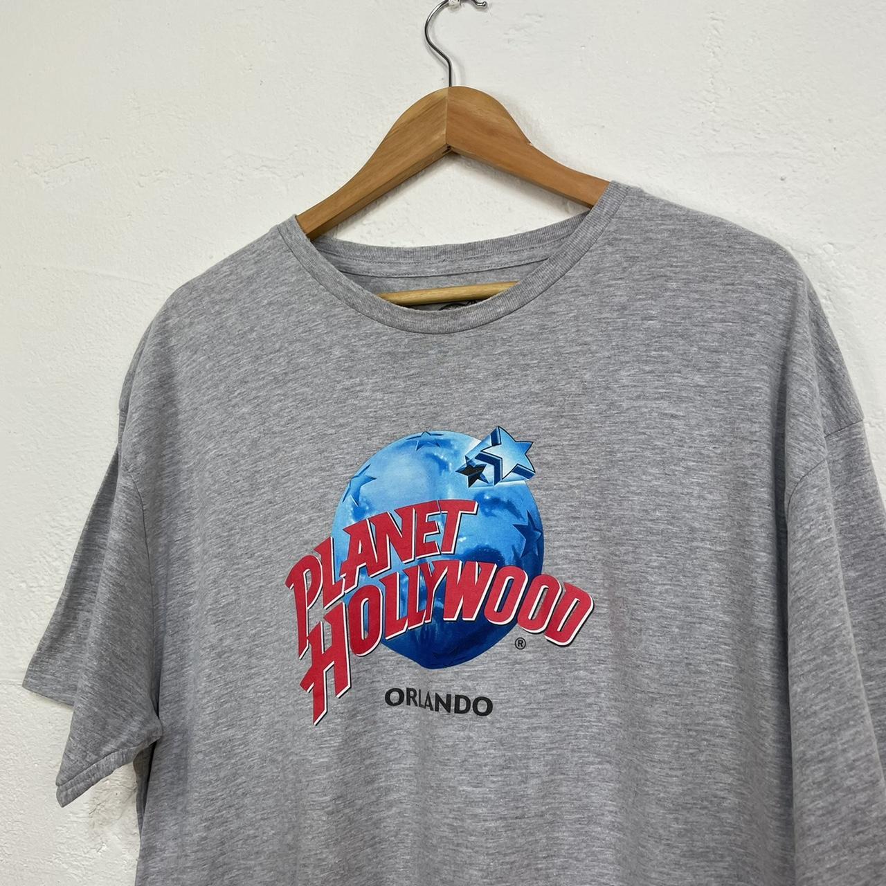 PLANET HOLLYWOOD Orlando vintage logo t shirt... - Depop