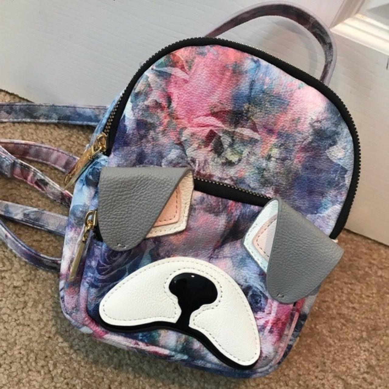 Betsey Johnson Dog Backpack Mini Puppy Floral Kitsch... Depop