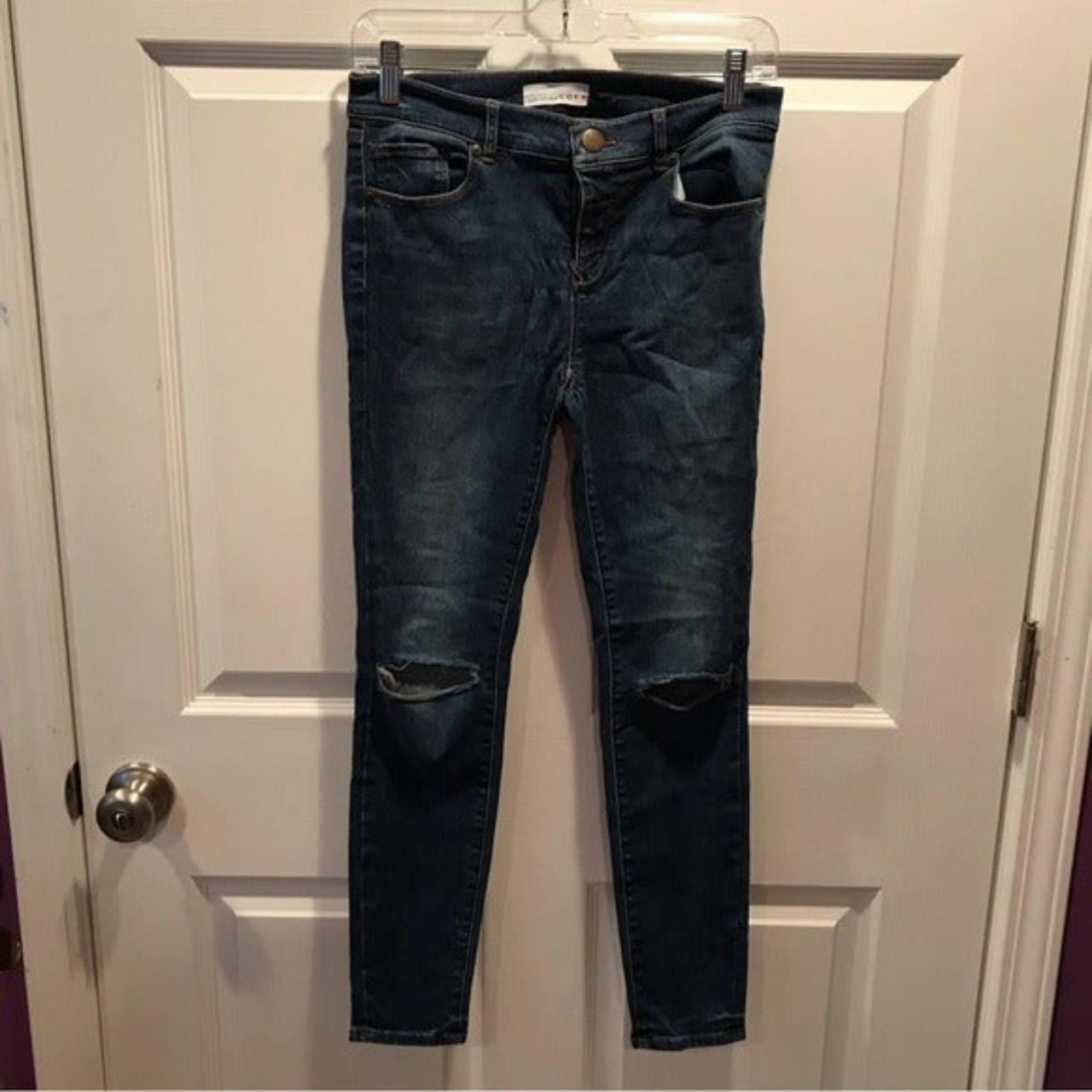 Loft Distressed Jegging Jeans Ann Taylor Loft... - Depop