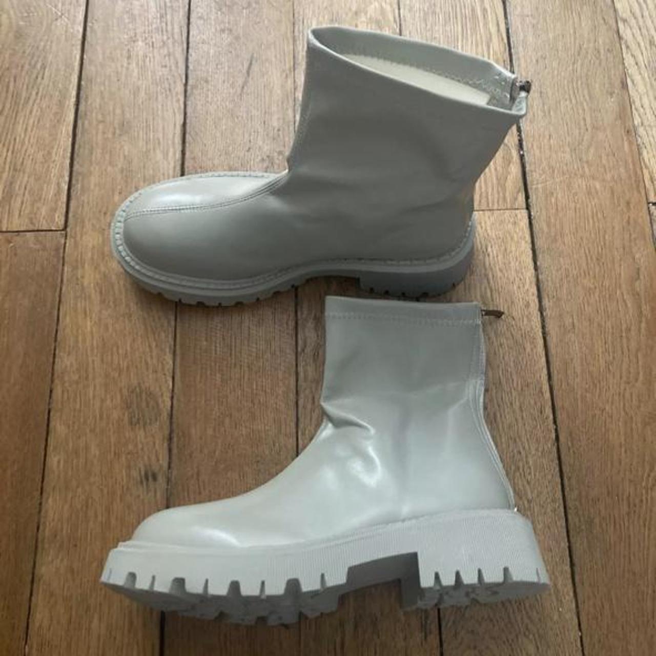 womens grey boots uk
