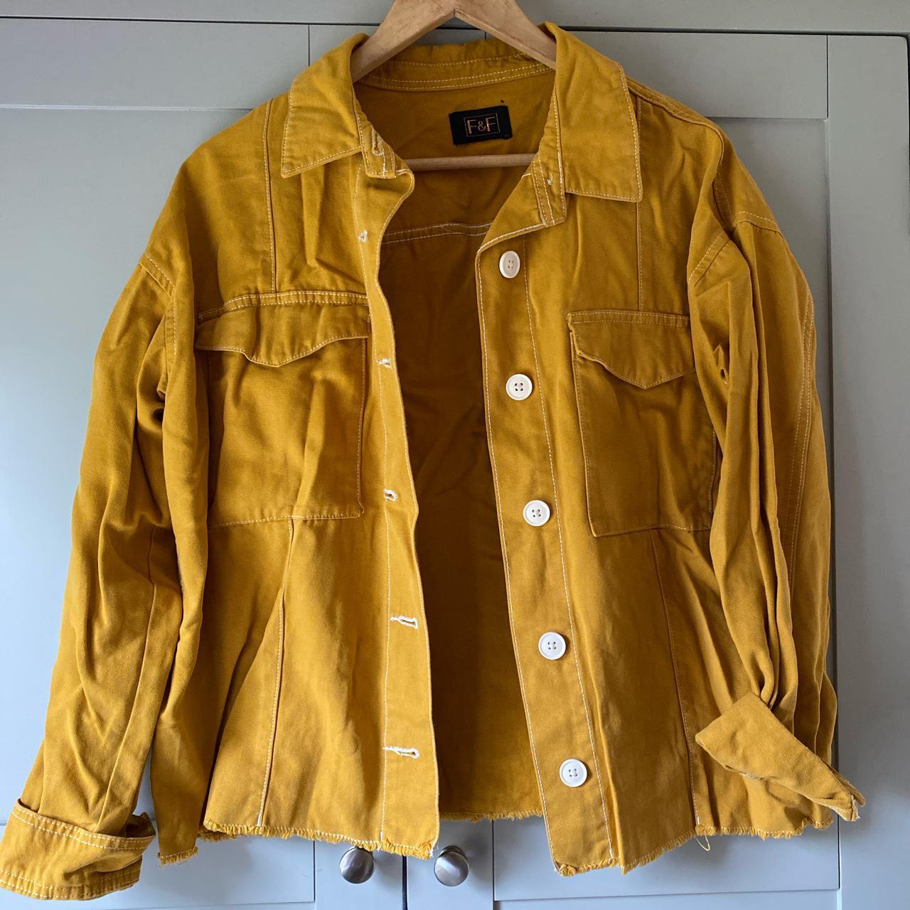 F&f on sale mustard jacket