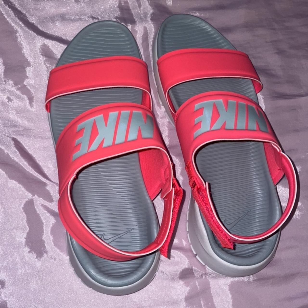 tanjun nike sandals pink