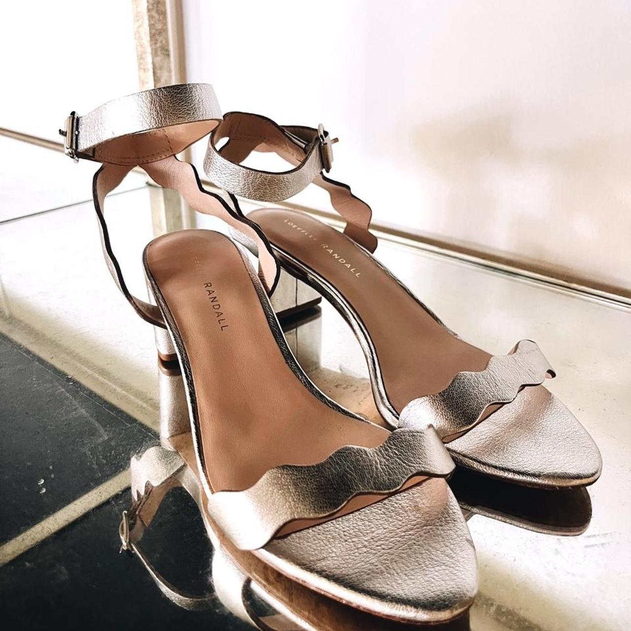 Loeffler Randall adorable silver heels Love these Depop