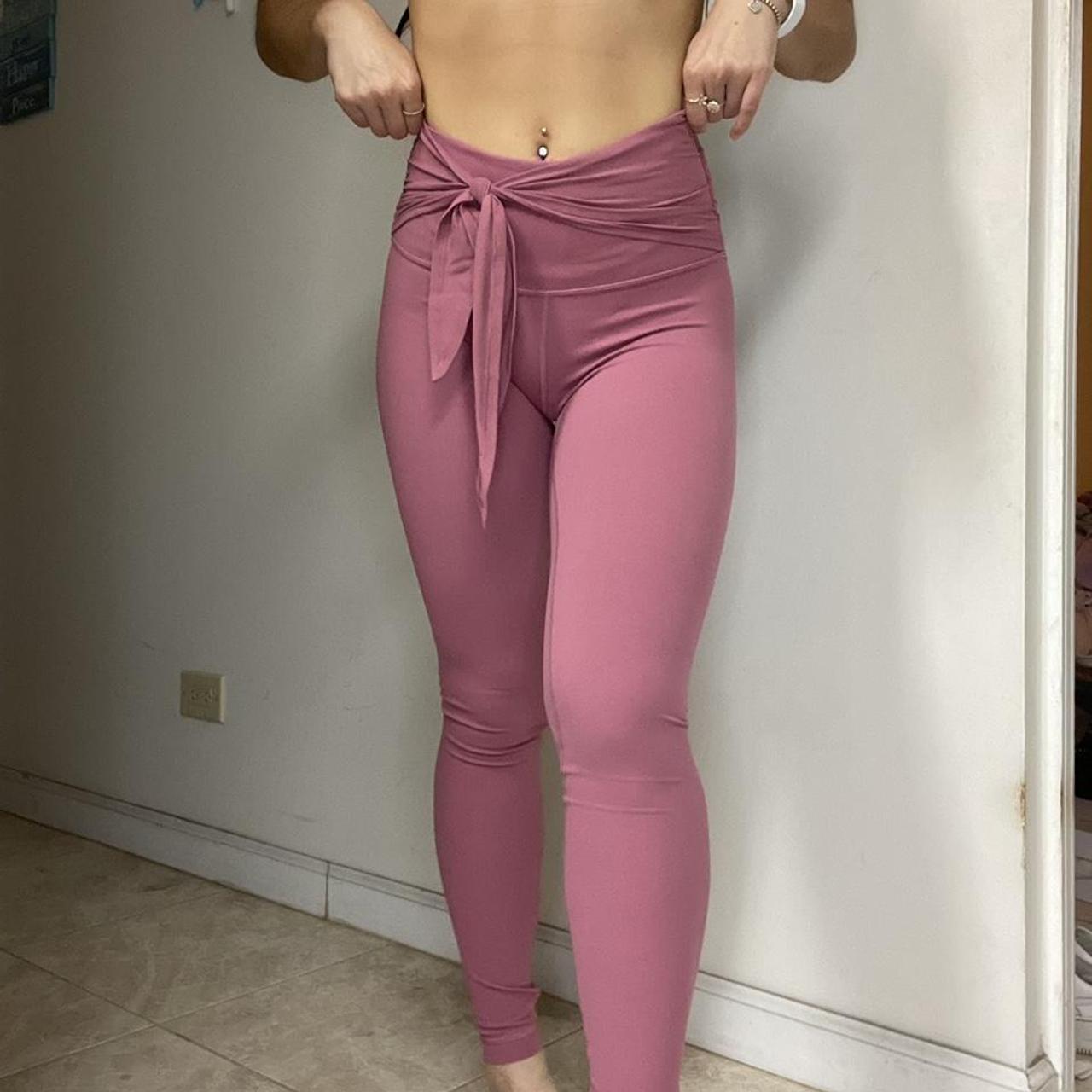 pink lululemon align leggings *high waisted, full - Depop