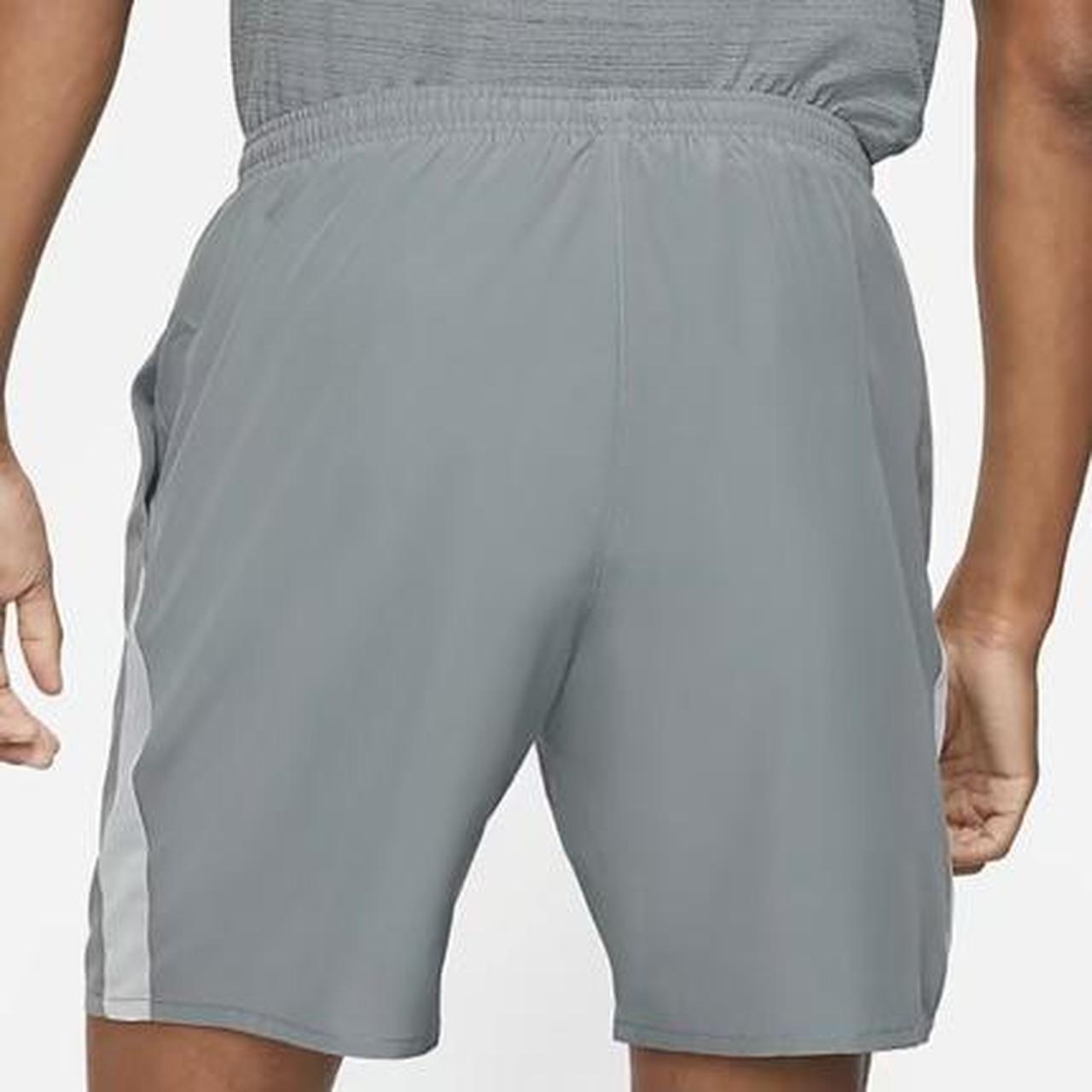 Mens grey running shorts Standard Fit, 18cm Running... - Depop