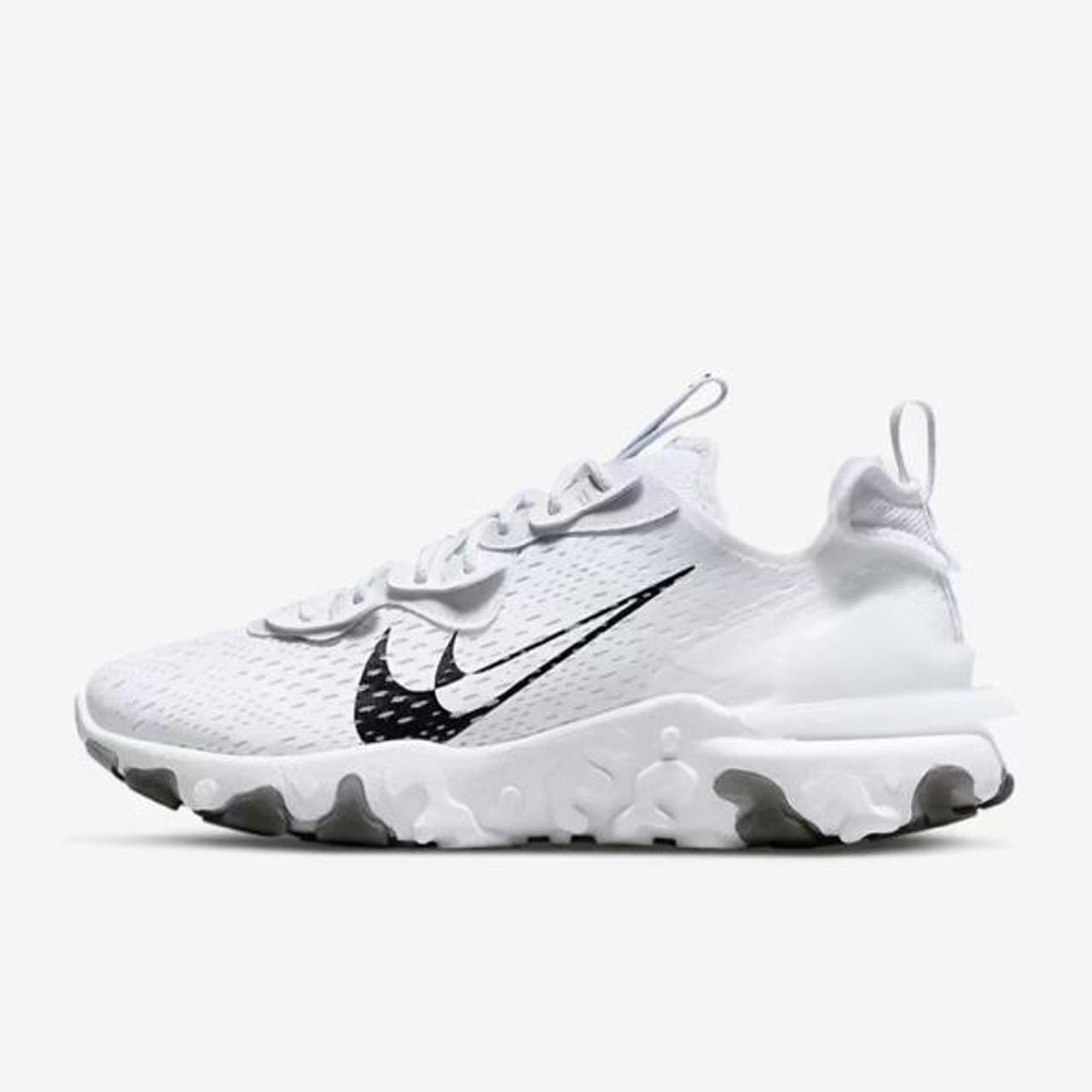 womens black nike react vision trainers