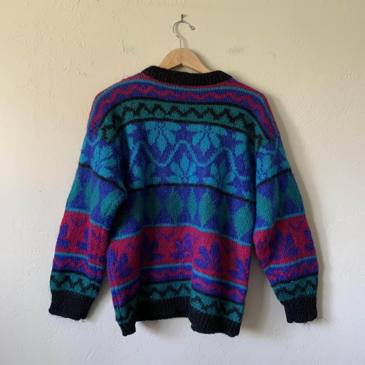 Vintage Gallagher Mohair Sweater Tagged XL fits... - Depop