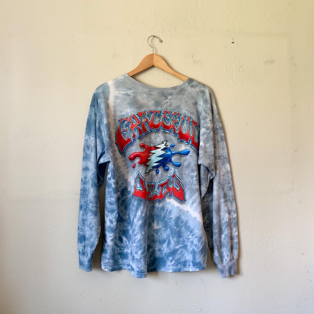 Vintage 2000s Grateful Dead Graphic Tie Dye... - Depop