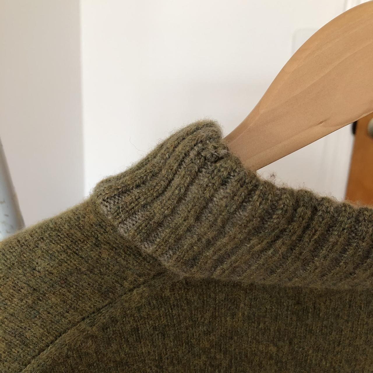 Men's Green and Khaki Jumper | Depop