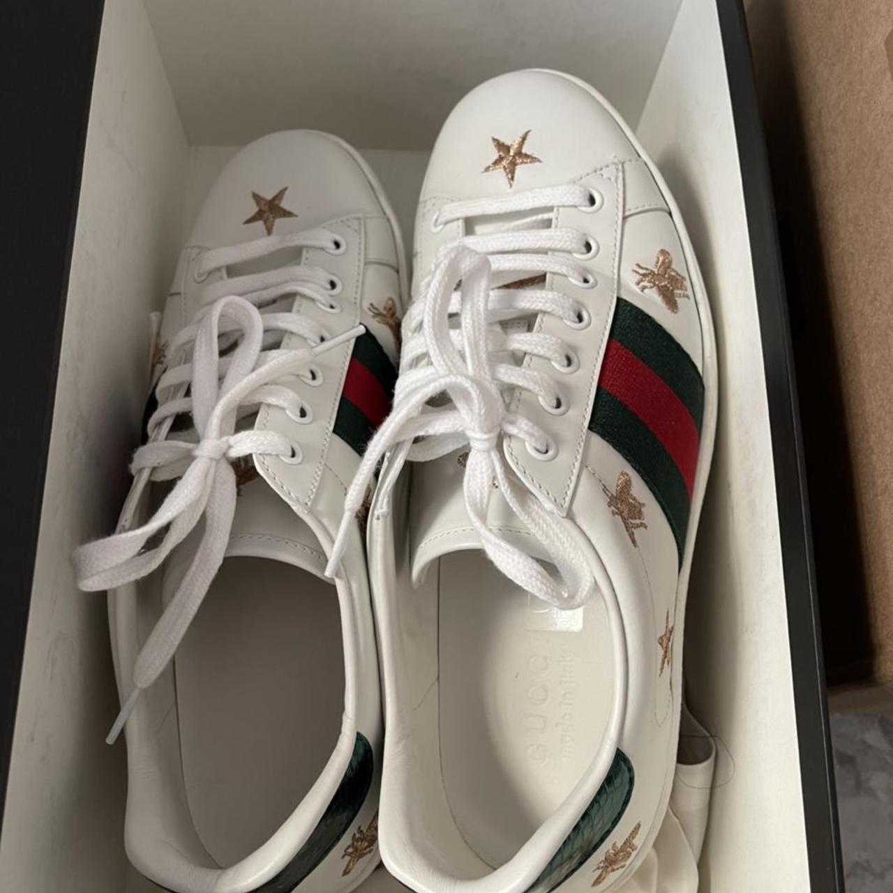 Gucci tennis shoes sales with stars