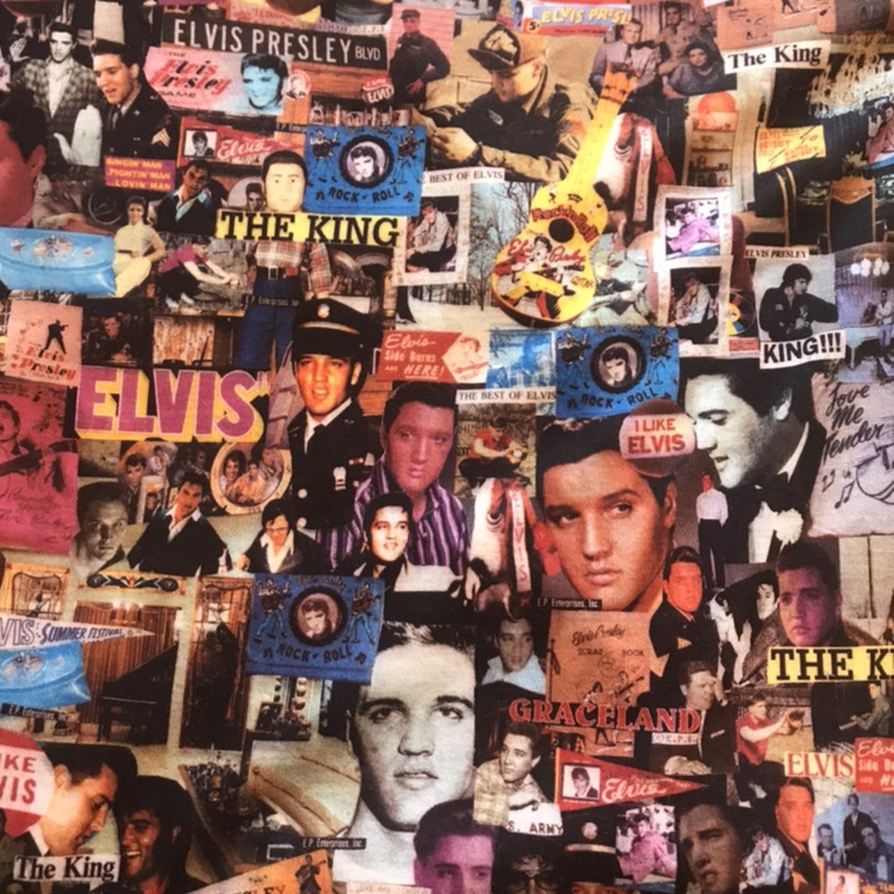Download Elvis Presley Monochrome-Themed Design Wallpaper | Wallpapers.com