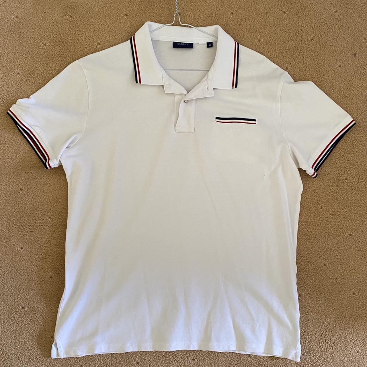 GANT Men's White Polo-shirts | Depop