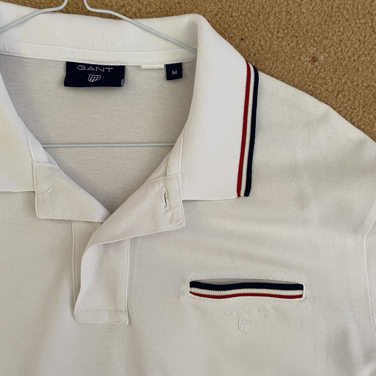 GANT Men's White Polo-shirts | Depop