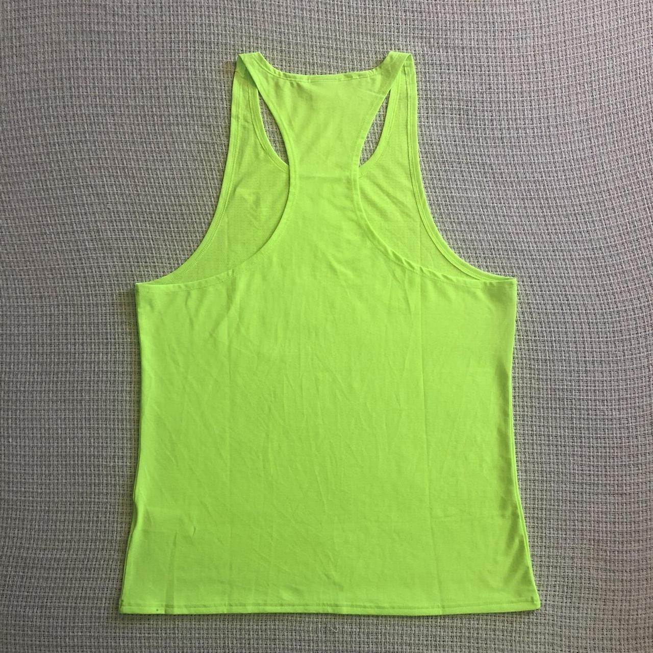 gymshark neon green tank top 💚 brand new and super - Depop