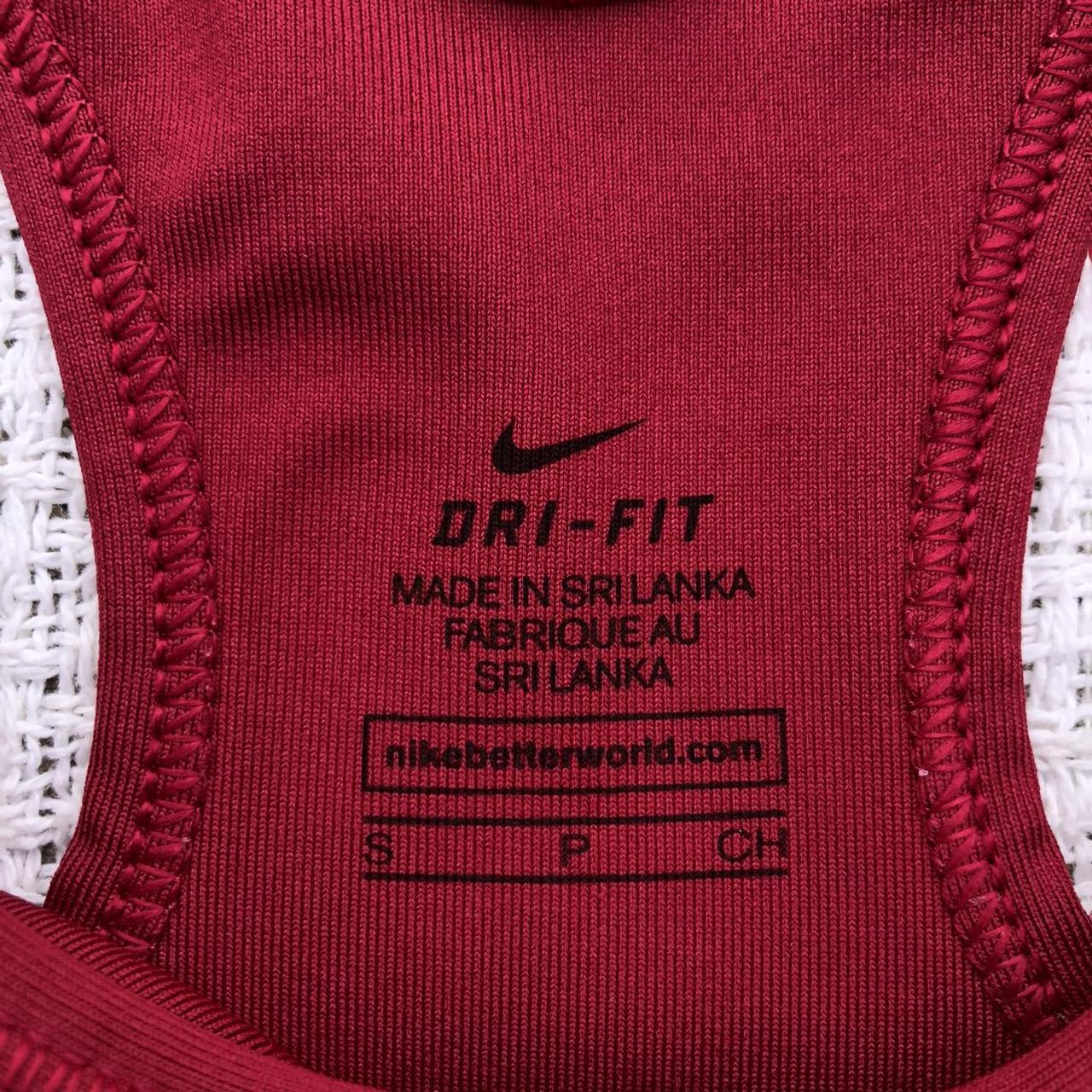 nike swoosh sports bra pink