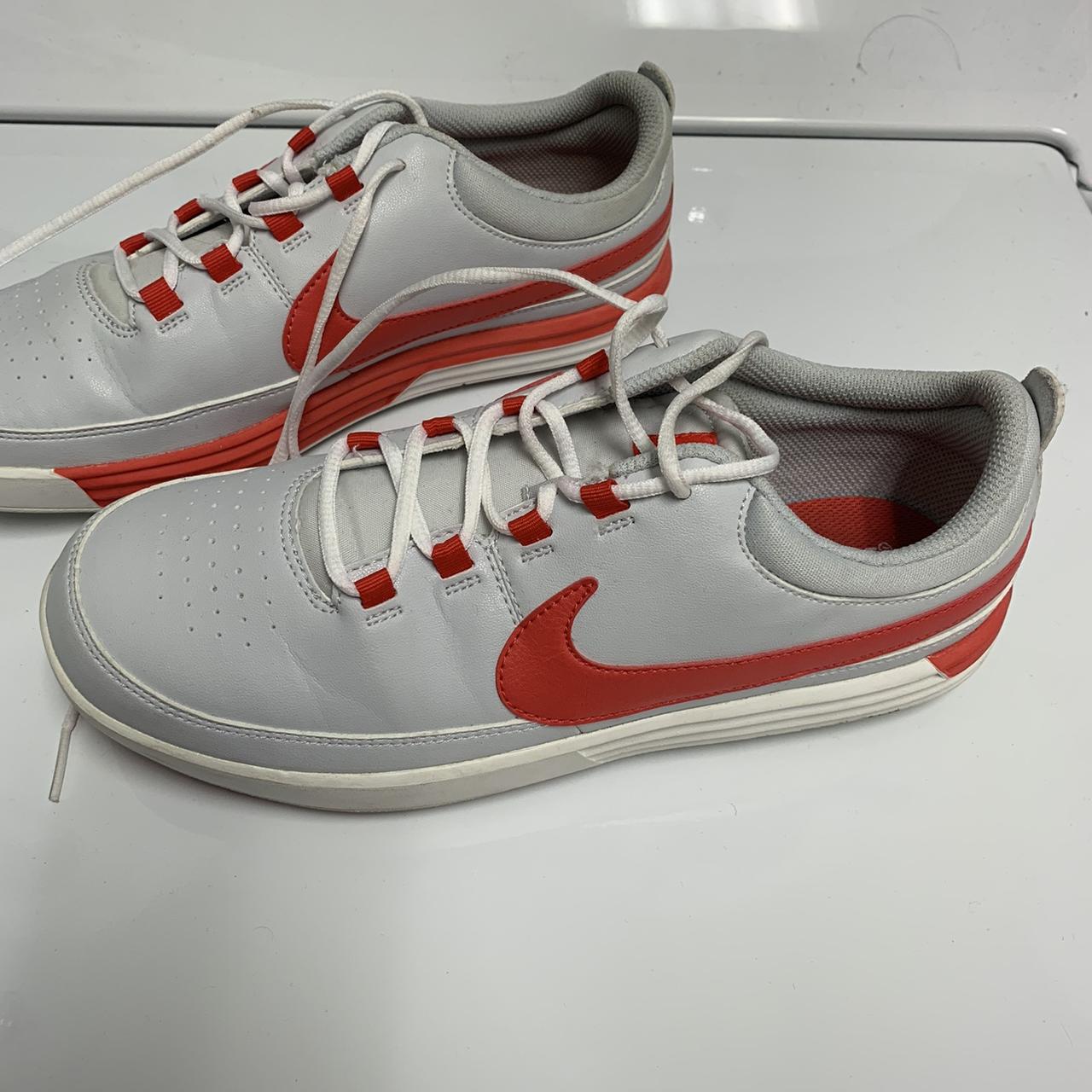 GREY PINK/RED NIKE SHOES