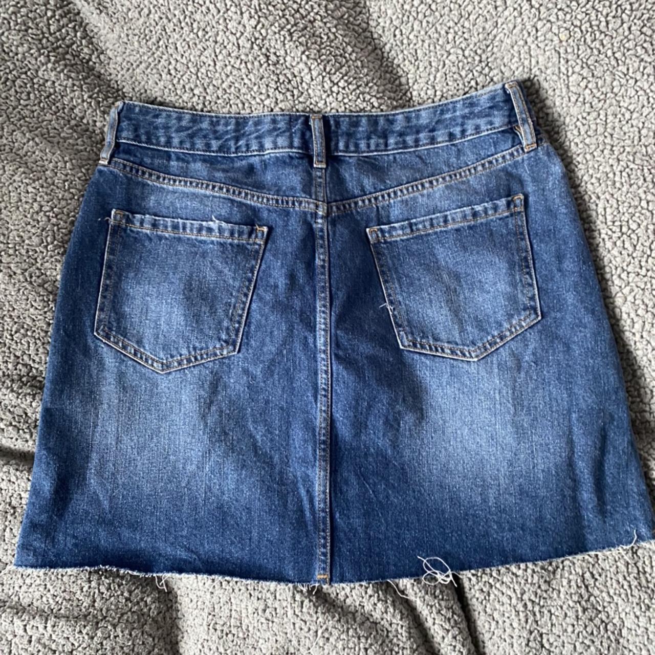 FREE SHIPPING! Tesco f&f denim skirt size 14, never... - Depop