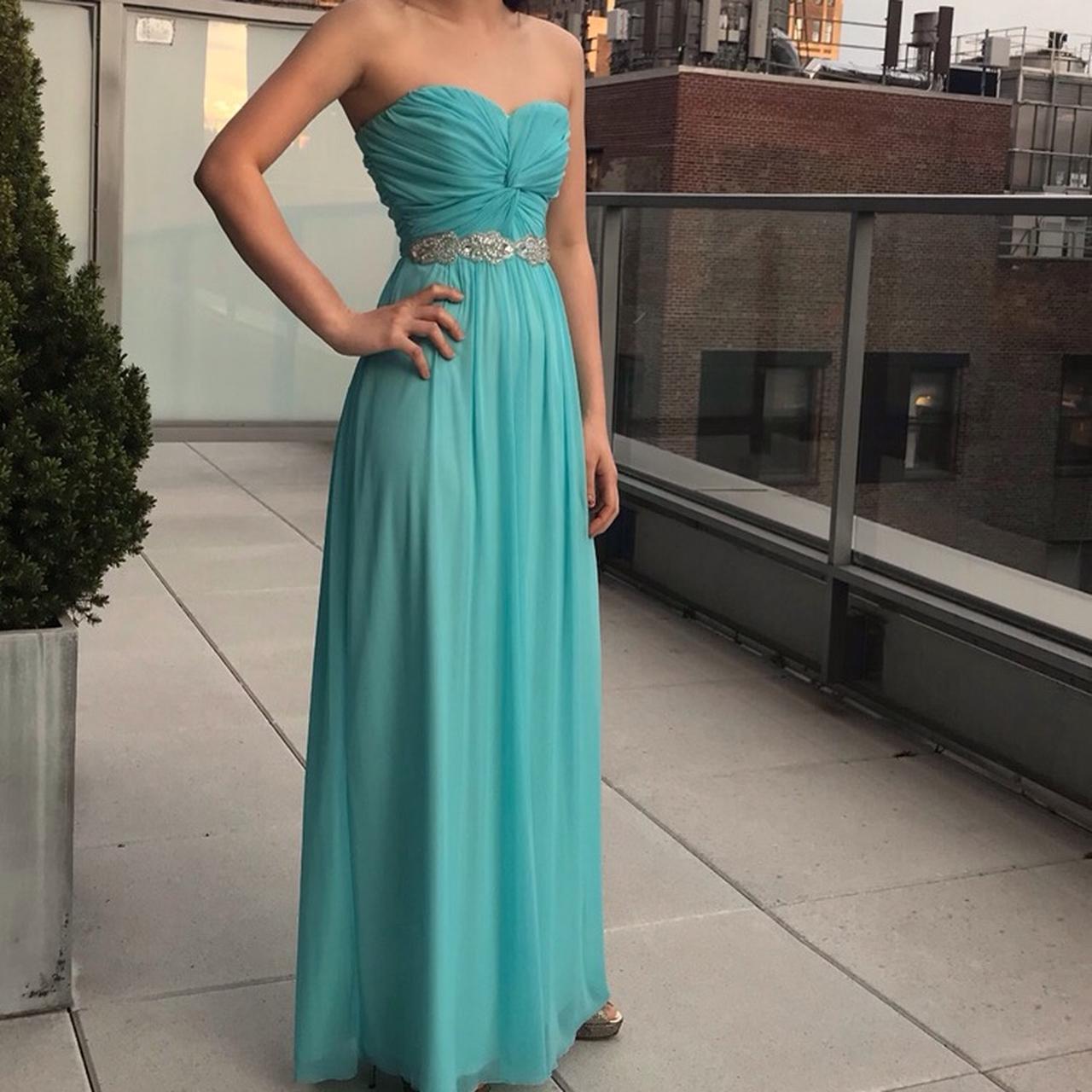 David's bridal mint dress best sale