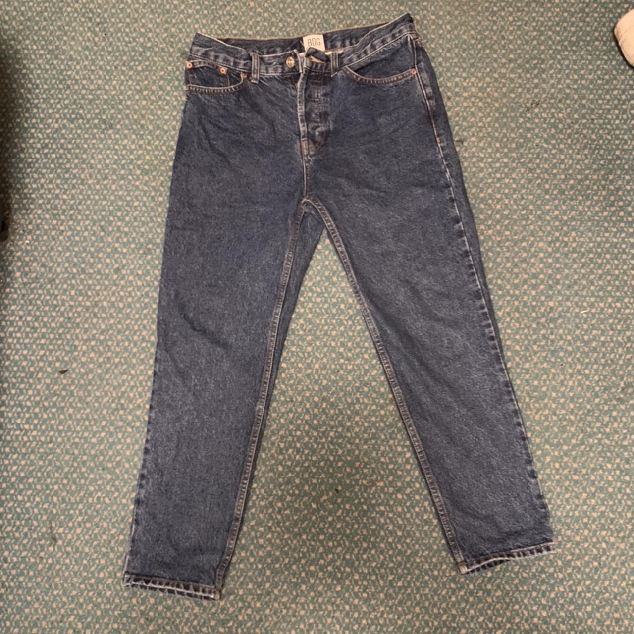 Urban Outfitters BDG DAD jeans in dark blue, baggy... - Depop