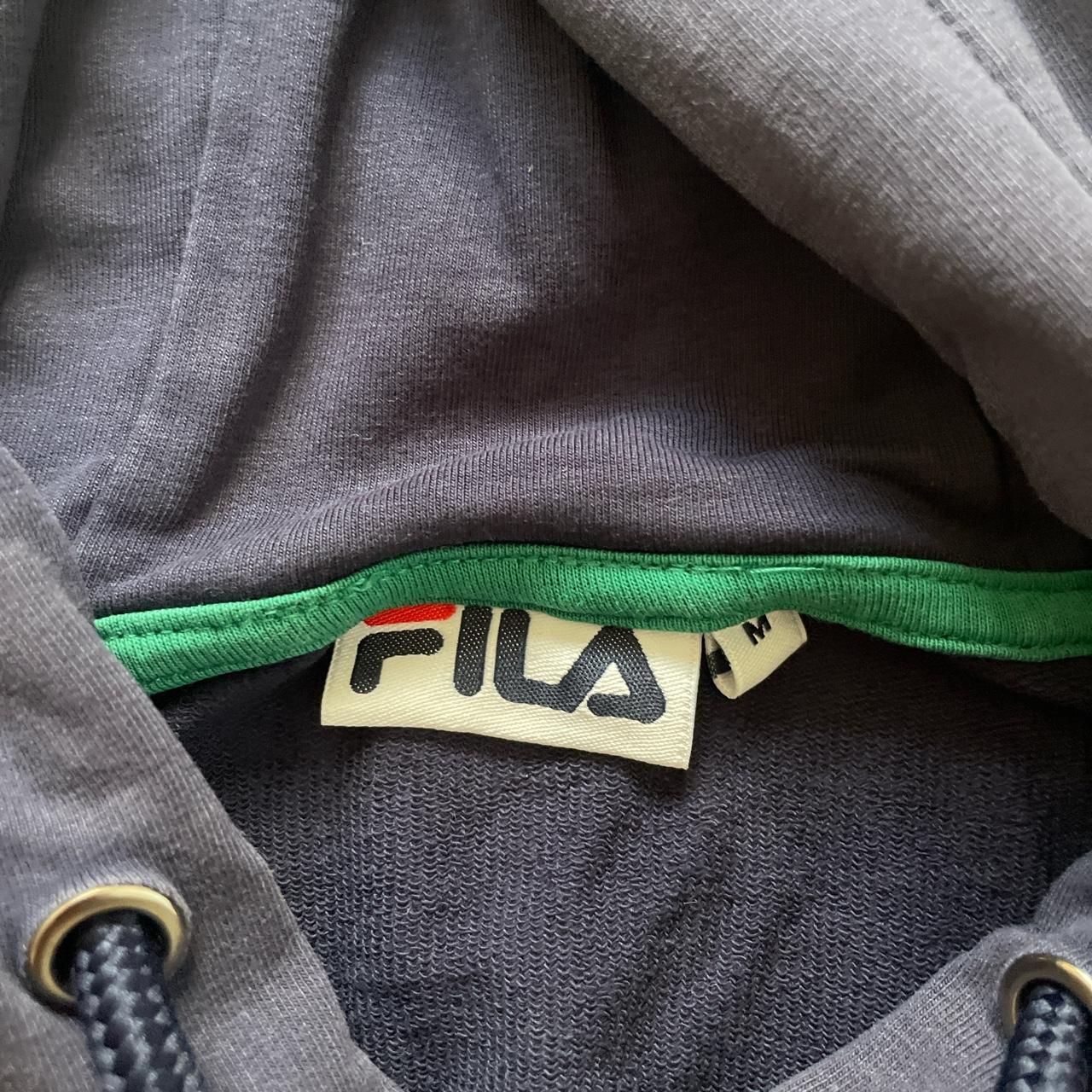 Fila stripe boyfriend hoodie best sale