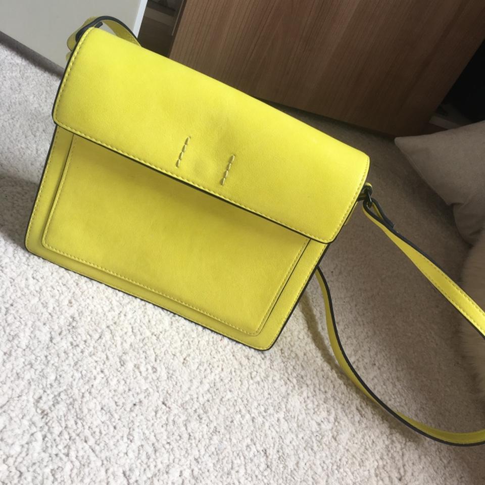 neon yellow bag zara