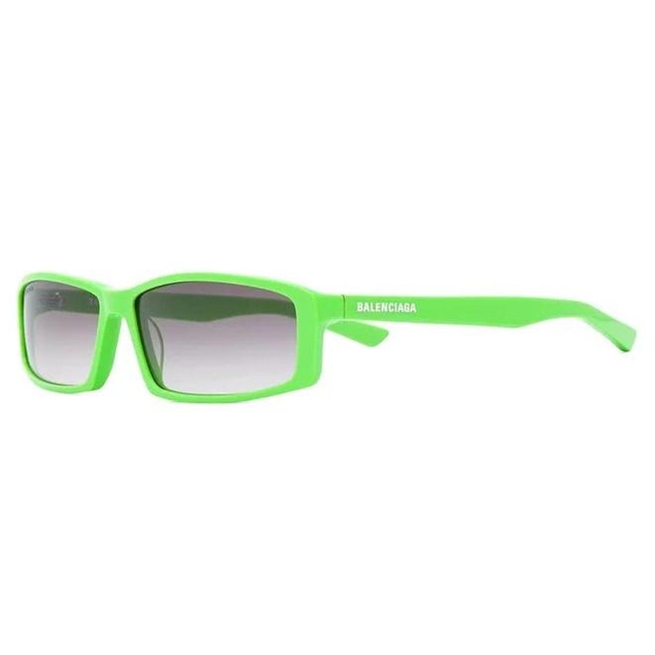 balenciaga sunglasses green