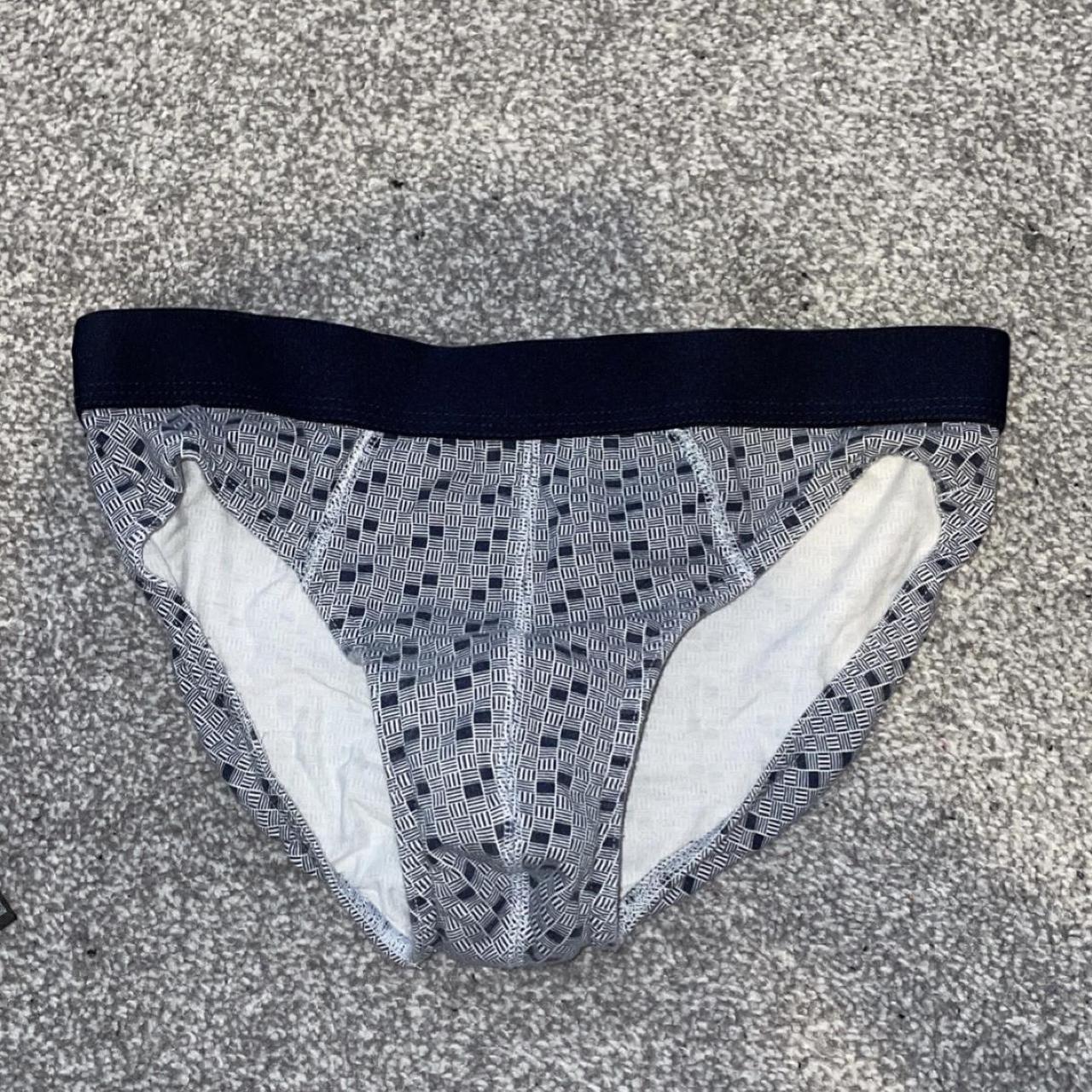 Set of 3 mens briefs. Worn. Size medium. briefs... Depop