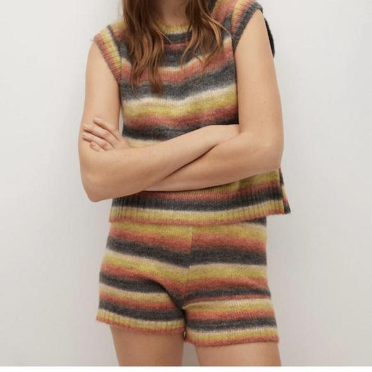 Not selling ISO this mango striped knit co