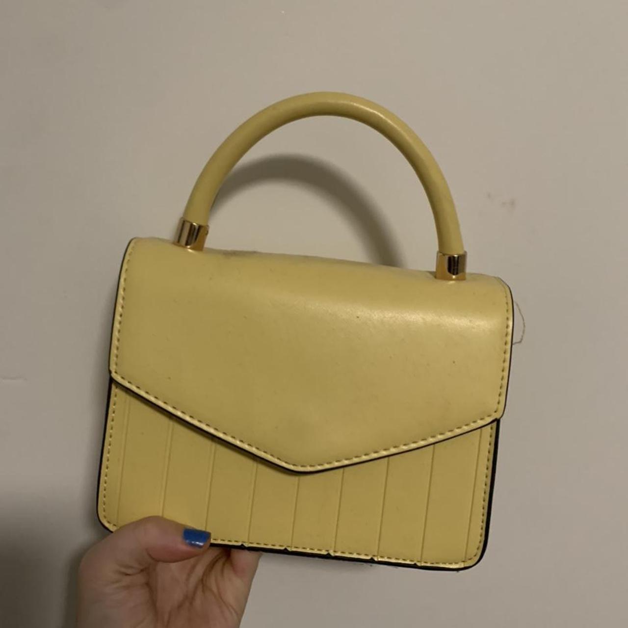 Yellow store bag primark