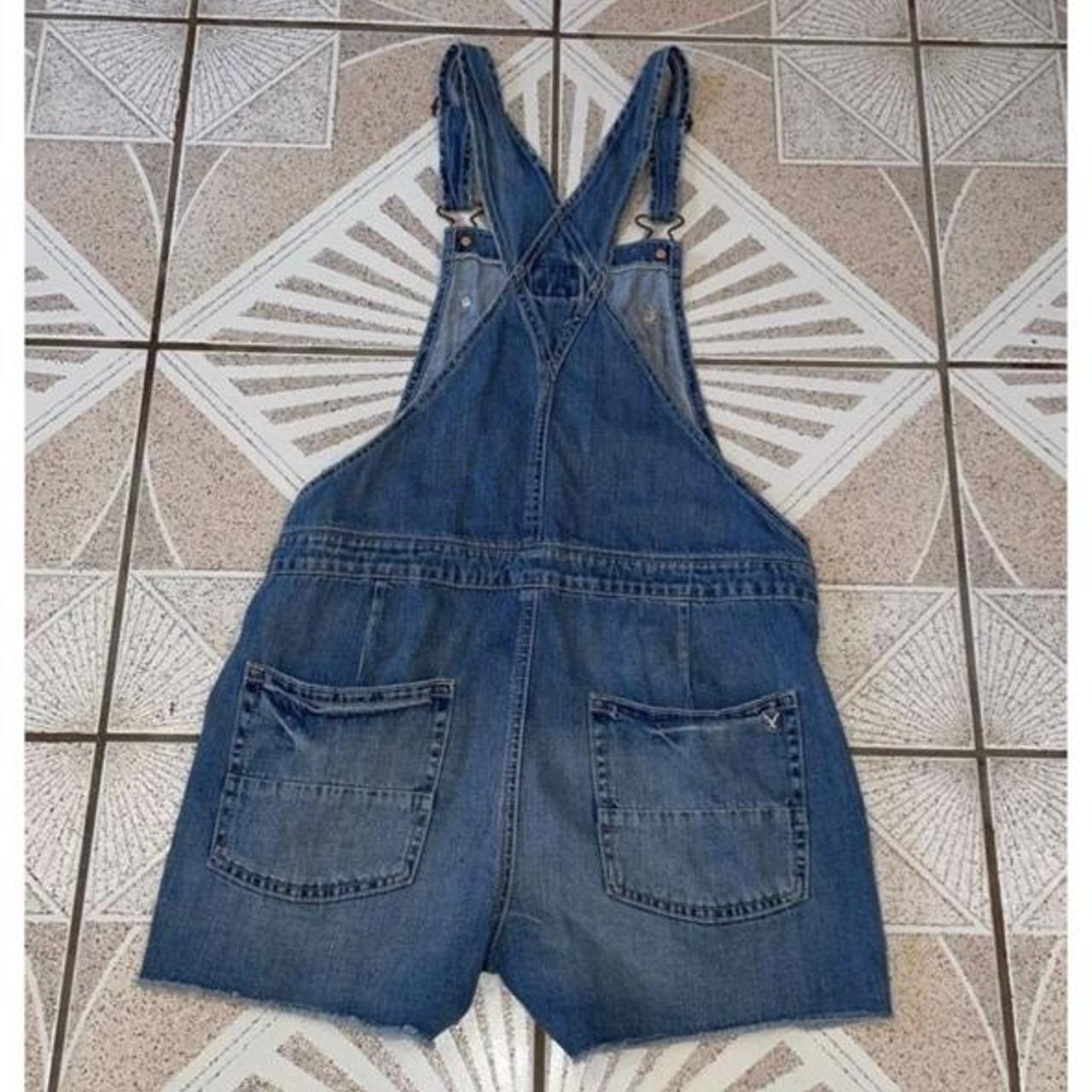 American Eagle Outfitters Women's Blue Dungarees-overalls | Depop